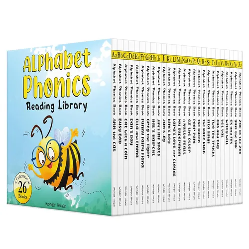 Alphabet Phonics - Reading Library for Children (Boxset of 26 Books)