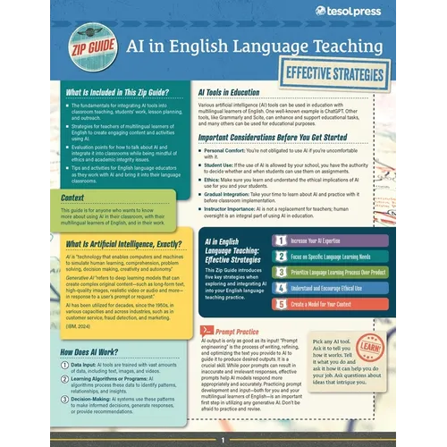 TESOL Zip Guide: AI in English Language Teaching