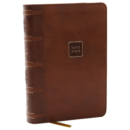 KJV Holy Bible: Compact with 43,000 Cross References, Brown Leathersoft, Red Letter, Comfort Print: King James Version