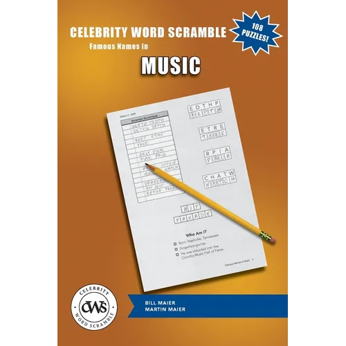 Celebrity Word Scramble Famous Names in Music