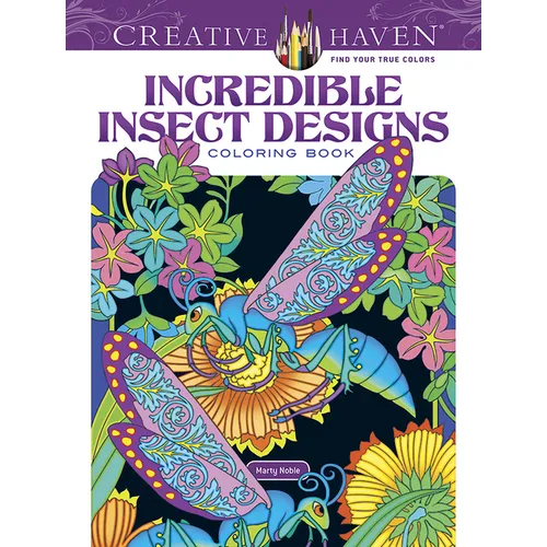Incredible Insect Designs Coloring Book