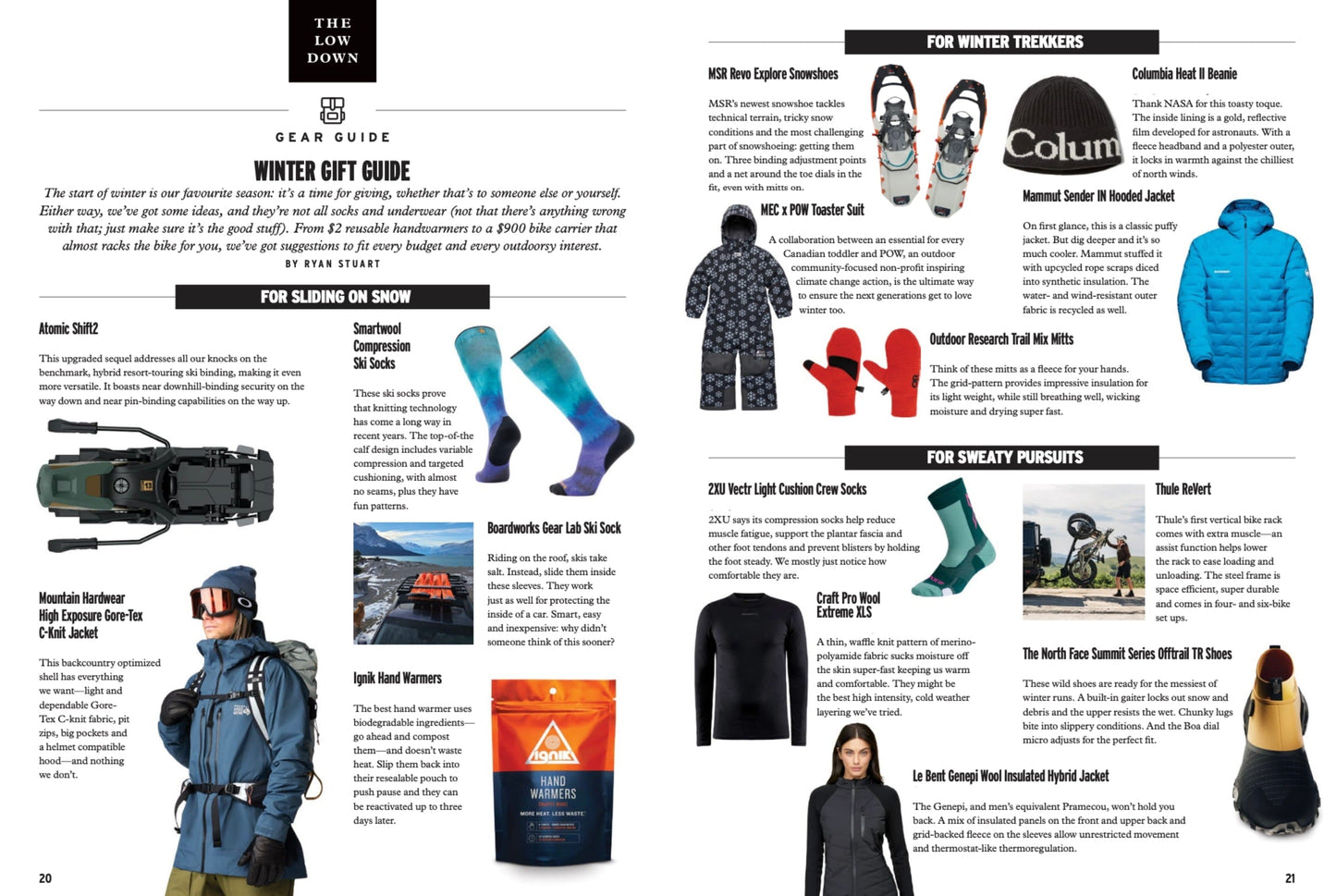 Explore - Winter 2024: 25+ Winter Gift Guide Essentials, Freeride World Tour, Sober Living In Mountain Towns, Skiing Baffin Island, MEC's Future, Traditional Snowshoes, Winter Camping Tips & More!