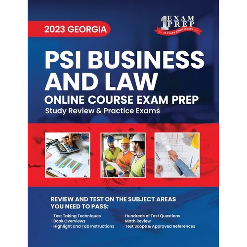 2023 Georgia PSI Business and Law Exam Prep: 2023 Study Review & Practice Exams