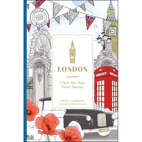 London: A Color-Your-Own Travel Journal