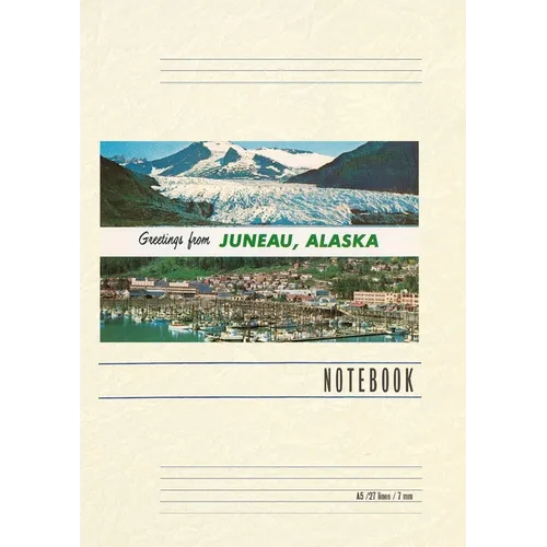 Vintage Lined Notebook Greetings from Juneau