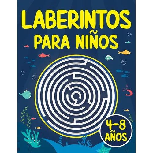 Laberintos para Niños: Juegos, Rompecabezas, Ejercicios de Lógica y Motricidad Fina Libro de Actividades Cuaderno para niños y niñas de 4 a 8 años 5,
