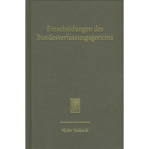 Entscheidungen Des Bundesverfassungsgerichts