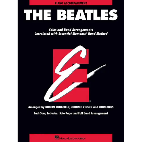 The Beatles: Essential Elements for Band Correlated Collections Piano Accompaniment