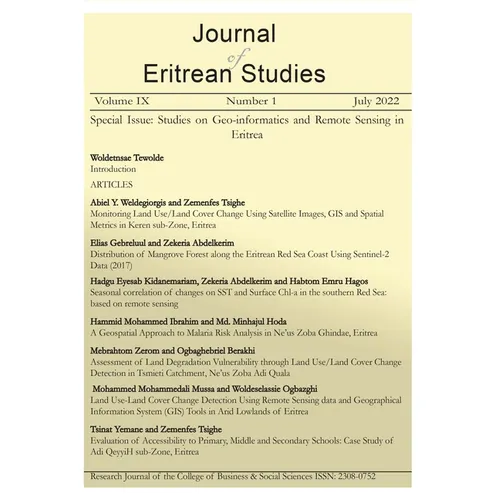 Journal of Eritrean Studies [Vol. IX No. 1, 2022]