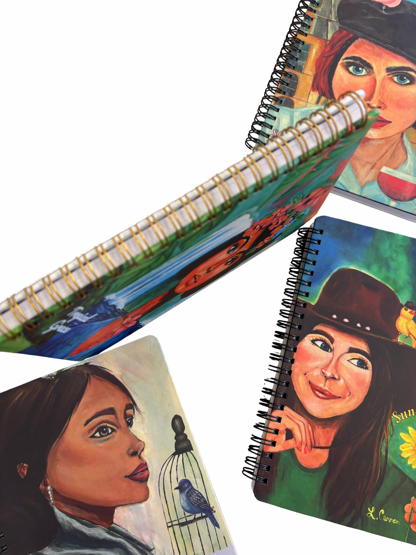 Sips in the City Lined Hardcover Journal for Women - Wine Lover Notebook