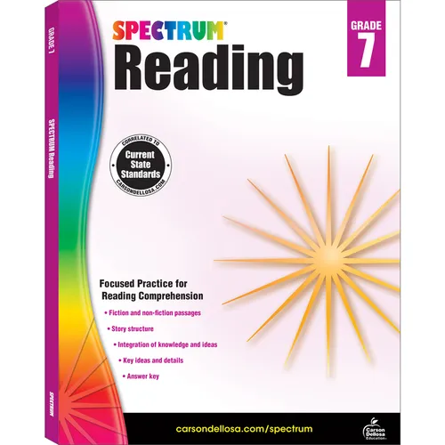 Spectrum Reading Workbook, Grade 7: Volume 105