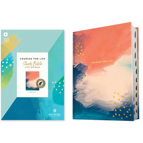 NLT Courage for Life Study Bible for Women, Filament Enabled (Hardcover, Indexed)