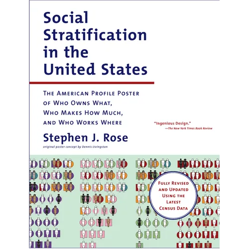 Social Stratification in the United States: The American Profile Poster of Who Owns What, Who Makes How Much, and Who Works Where