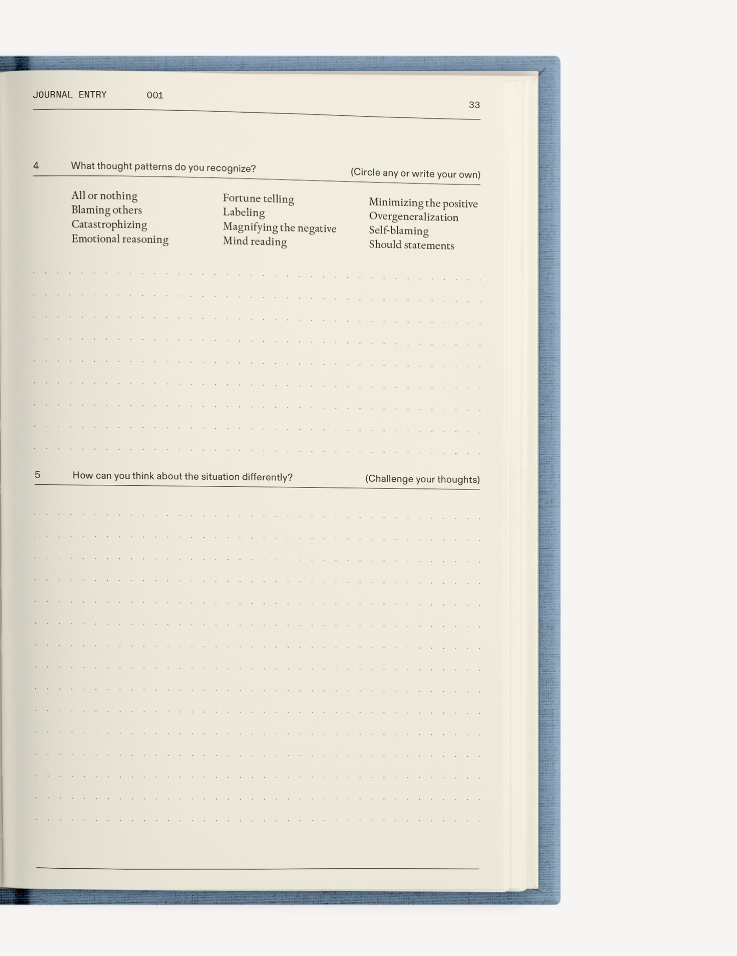 The Anxiety & Depression Set Therapy Notebooks