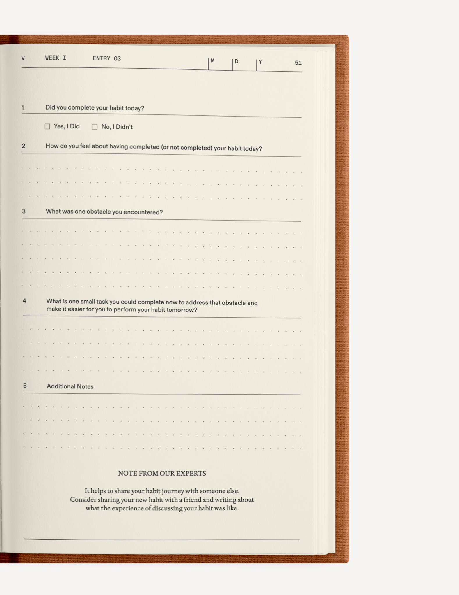 The Build-a-Habit Guide Therapy Notebook