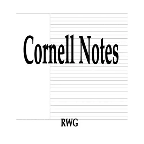 Cornell Notes: 200 Pages 8.5" X 11"