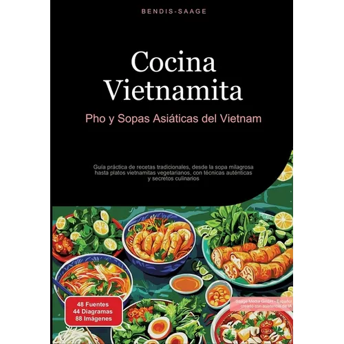 Cocina Vietnamita: Pho y Sopas Asiáticas del Vietnam: Guía práctica de recetas tradicionales, desde la sopa milagrosa hasta platos vietnamitas vegetar