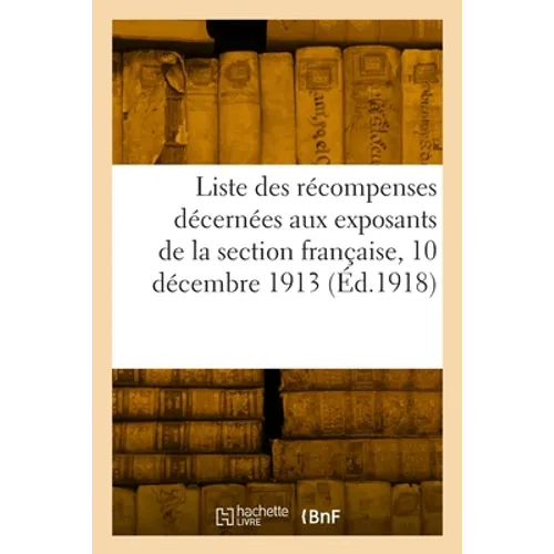 Liste des récompenses décernées aux collaborateurs et coopérateurs