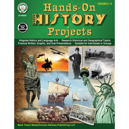 Hands-On History Projects Resource Book, Grades 5 - 8