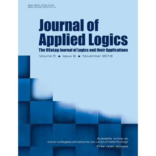 Journal of Applied Logics - IfCoLog Journal: Volume 5, number 8, November 2018