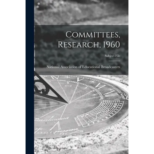 Committees, Research, 1960