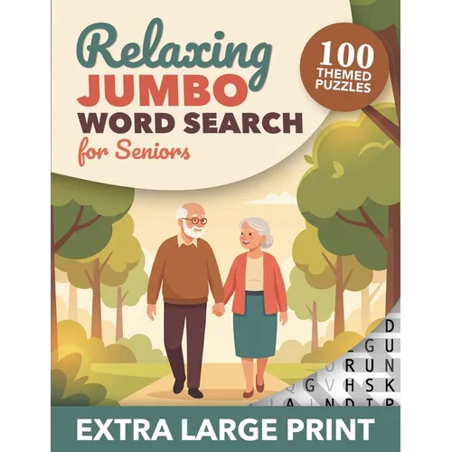 Relaxing Jumbo Word Search for Seniors - Extra Large Print