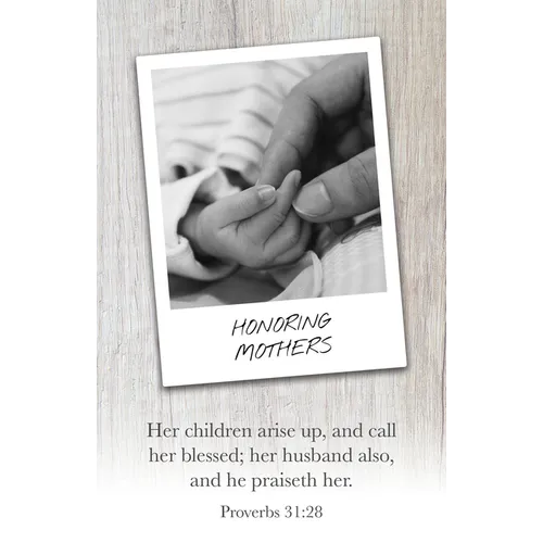 Mother's Day Bulletin: Honoring Mothers (Package of 100): Proverbs 31:28 (Kjv)