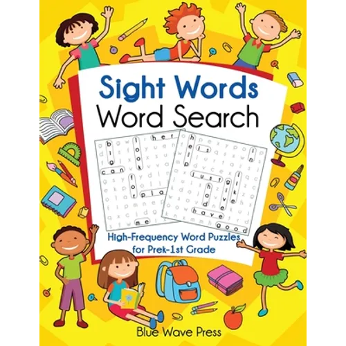 Sight Words Word Search: High-Frequency Word Puzzles for Prek-1st Grade