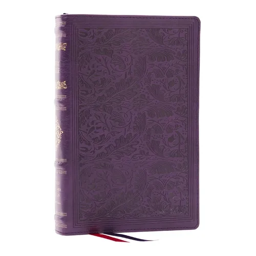 RSV Personal Size Bible with Cross References, Purple Leathersoft, (Sovereign Collection)