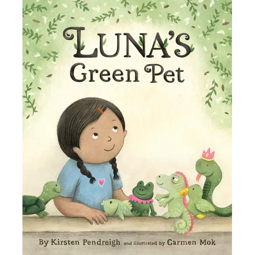 Luna's Green Pet