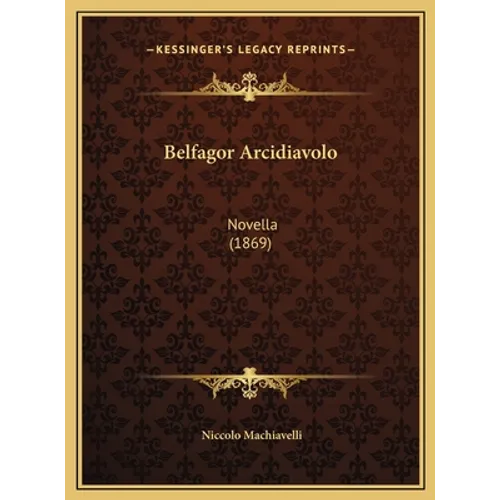 Belfagor Arcidiavolo: Novella (1869)