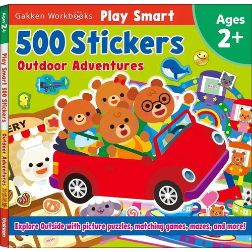 Play Smart 500 Stickers Outdoor Adventures
