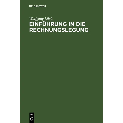 Einführung in die Rechnungslegung