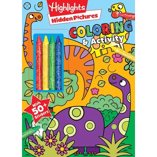 Highlights Hidden Pictures Coloring with Crayons