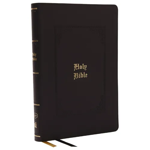 KJV Holy Bible: Giant Print Thinline Bible, Black Leathersoft, Red Letter, Comfort Print (Thumb Indexed): King James Version (Vintage Series)