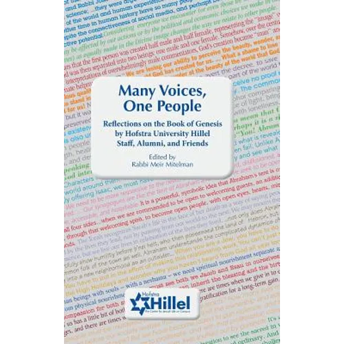 Many Voices, One People - Genesis: Reflections on the Book of Genesis by Hofstra University Hillel Staff, Alumni and Friends