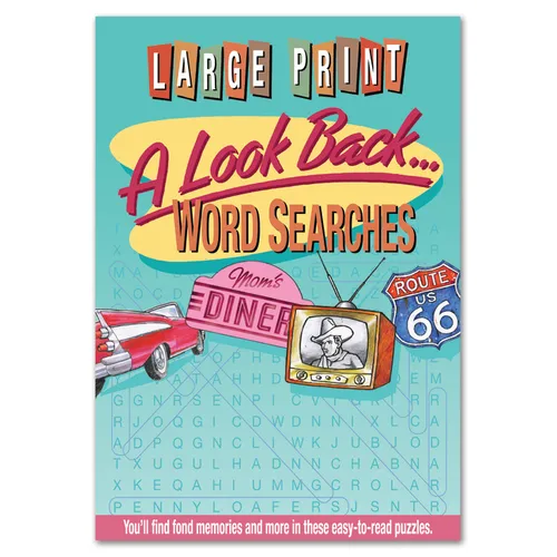 Large Print a Look Back Word Searches