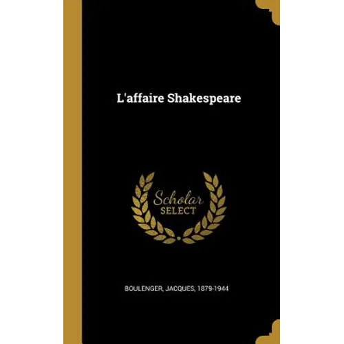 L'affaire Shakespeare