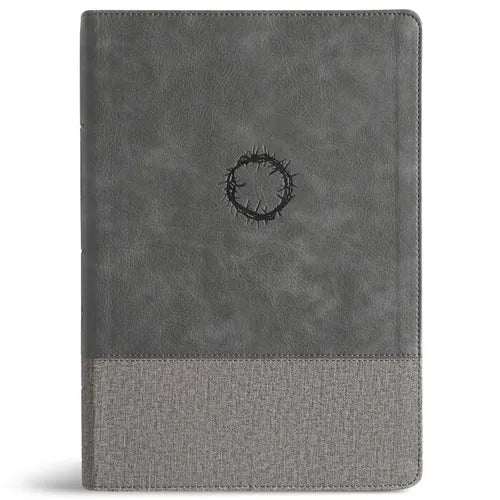 CSB Super Giant Print Reference Bible, Optimal Type, Digital Study Edition, Charcoal Leathertouch