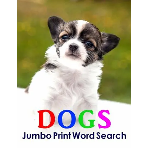 Dogs Jumbo Print Word Search