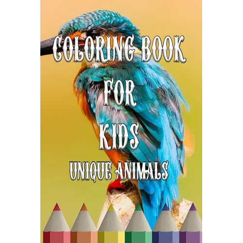 coloring book for kids unique animals: 9*6 inch 100 page 50 drawing