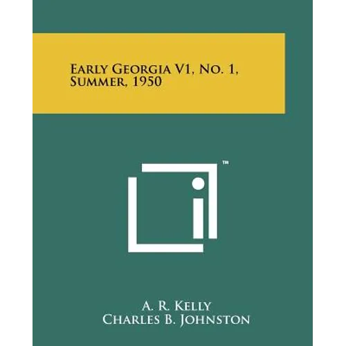 Early Georgia V1, No. 1, Summer, 1950