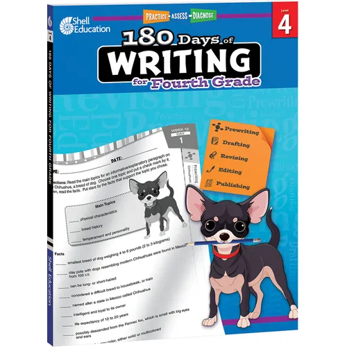180 Days(tm) Writing for Fourth Grade: Practice, Assess, Diagnose