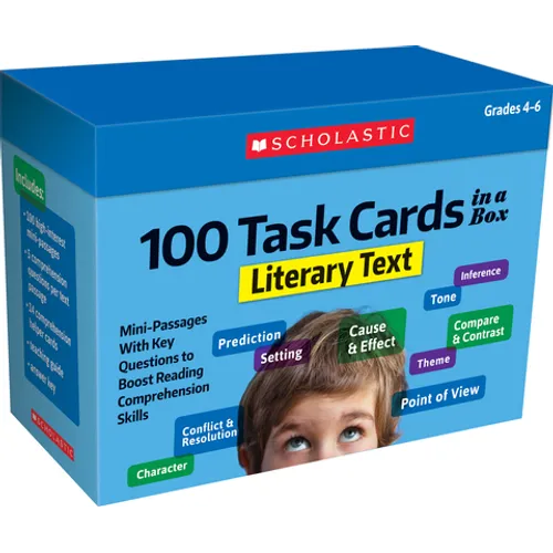 100 Task Cards in a Box: Literary Text