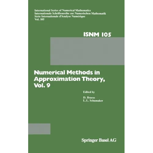 Numerical Methods in Approximation Theory: Numerische Methoden Der Approximationstheorie