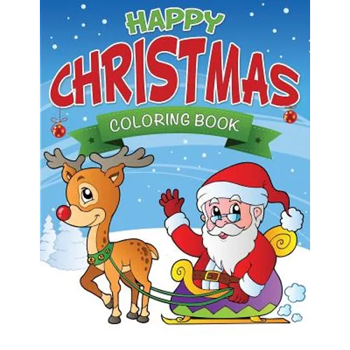 Happy Christmas Coloring Book