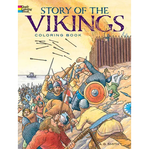 Story of the Vikings Coloring Book