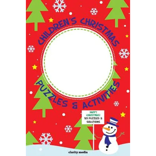 Children's Christmas Puzzles & Activities: Personalise the cover & write your own message!