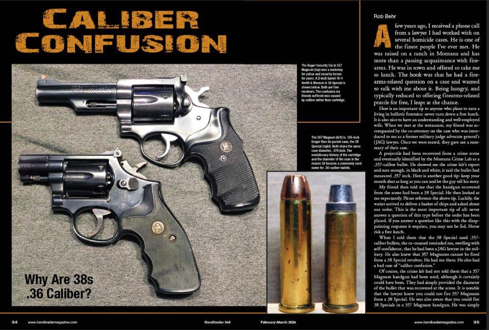 Handloader - February 2024: Reloading Handguns, Wildcat Cartridges, Rifle Ammunition, 22 Creedmoor, New Savage 1911, 257 Weatherby Magnum, 45 Colt Rifle & More!