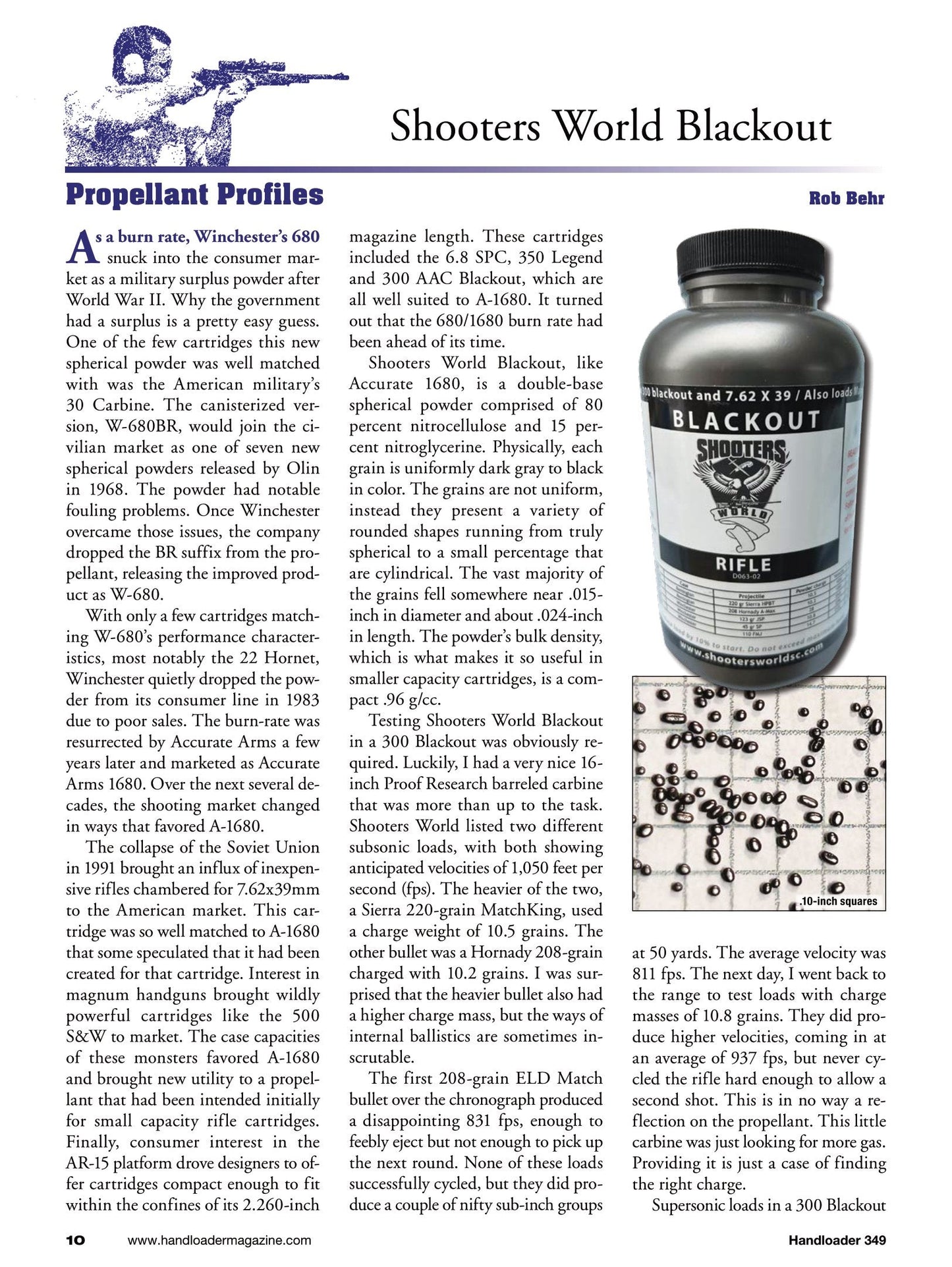 Handloader April 2024 -  The Ammunition Reloading Journal: 44 Magnum With Over 200 Loads, The 6mm Bench Rest Ackley, The Lee Loader, Cartridge Case Prep & More!